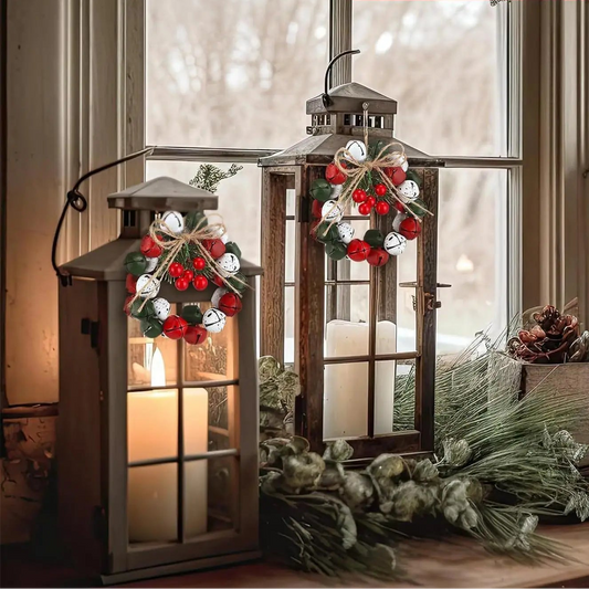 Mini Christmas Bell Wreath Ornament