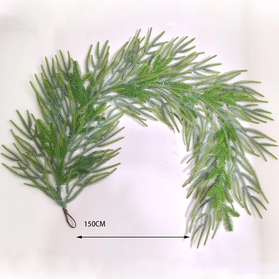 Frosted Pine & Berry Christmas Garland