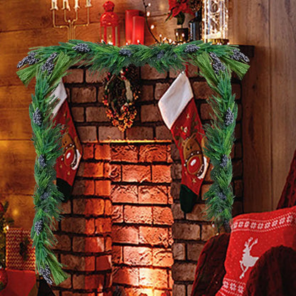 Artificial Greenery Garland with Berries – 70 in