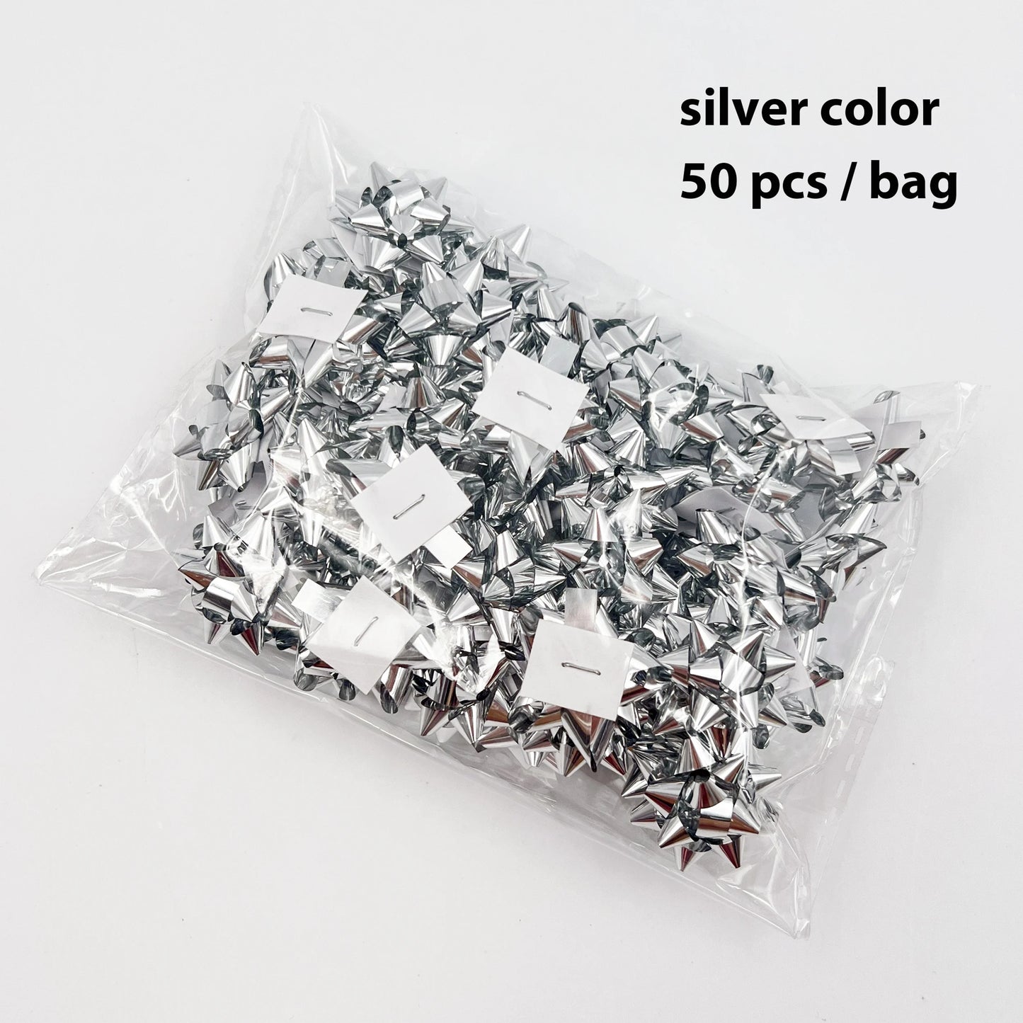 🎀 Mini Gift Bows – 50-Pack of Shiny Star Stickers