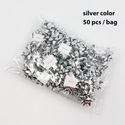 🎀 Mini Gift Bows – 50-Pack of Shiny Star Stickers