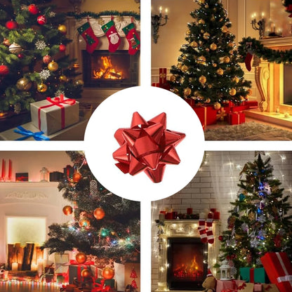 🎀 Mini Gift Bows – 50-Pack of Shiny Star Stickers