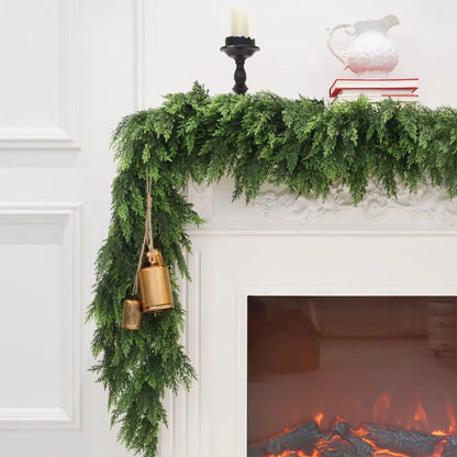 Artificial Cedar Christmas Garland