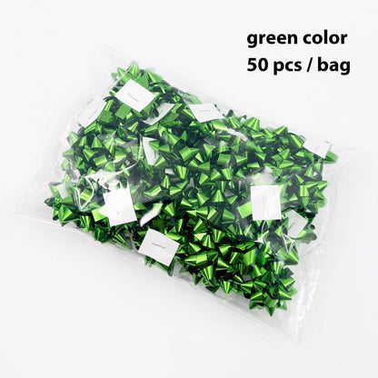 🎀 Mini Gift Bows – 50-Pack of Shiny Star Stickers