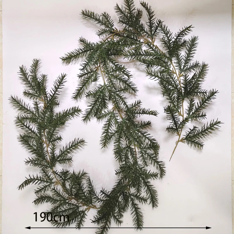 Frosted Pine & Berry Christmas Garland