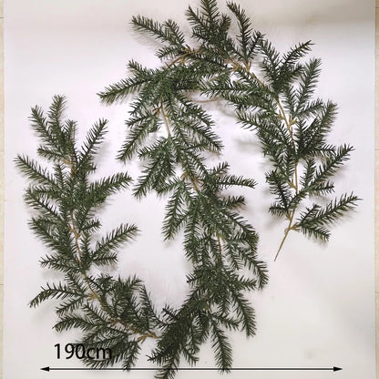 Frosted Pine & Berry Christmas Garland