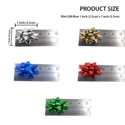 🎀 Mini Gift Bows – 50-Pack of Shiny Star Stickers