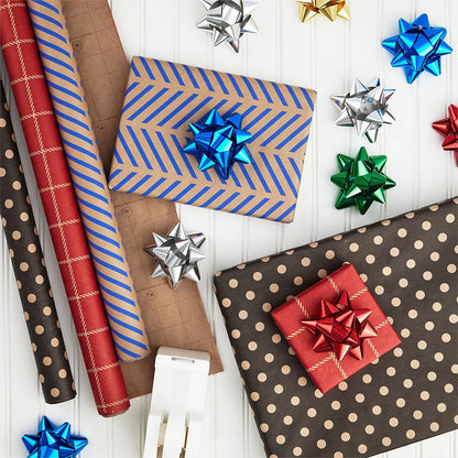 🎀 Mini Gift Bows – 50-Pack of Shiny Star Stickers