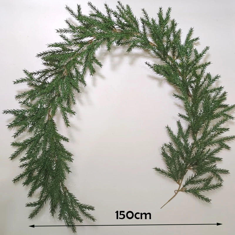 Frosted Pine & Berry Christmas Garland