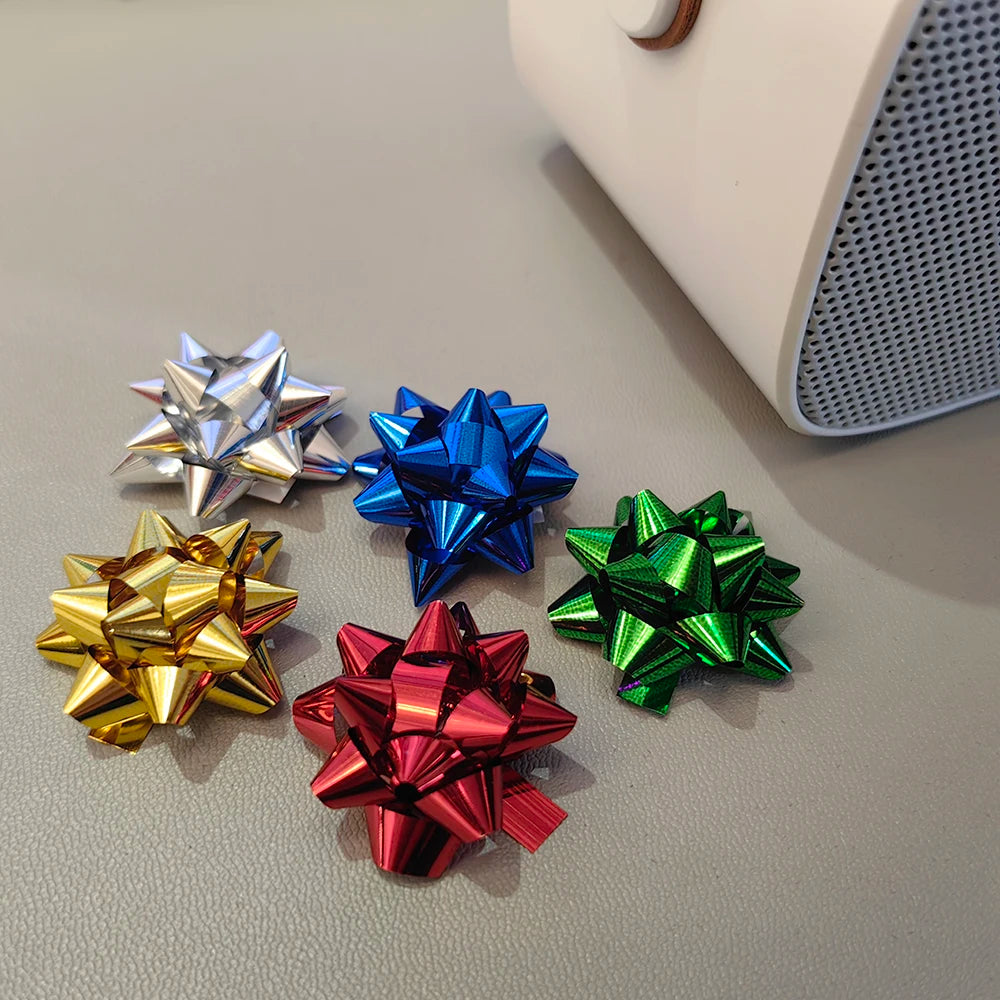 🎀 Mini Gift Bows – 50-Pack of Shiny Star Stickers